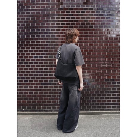 imperfect balance T-shirt【faded black】