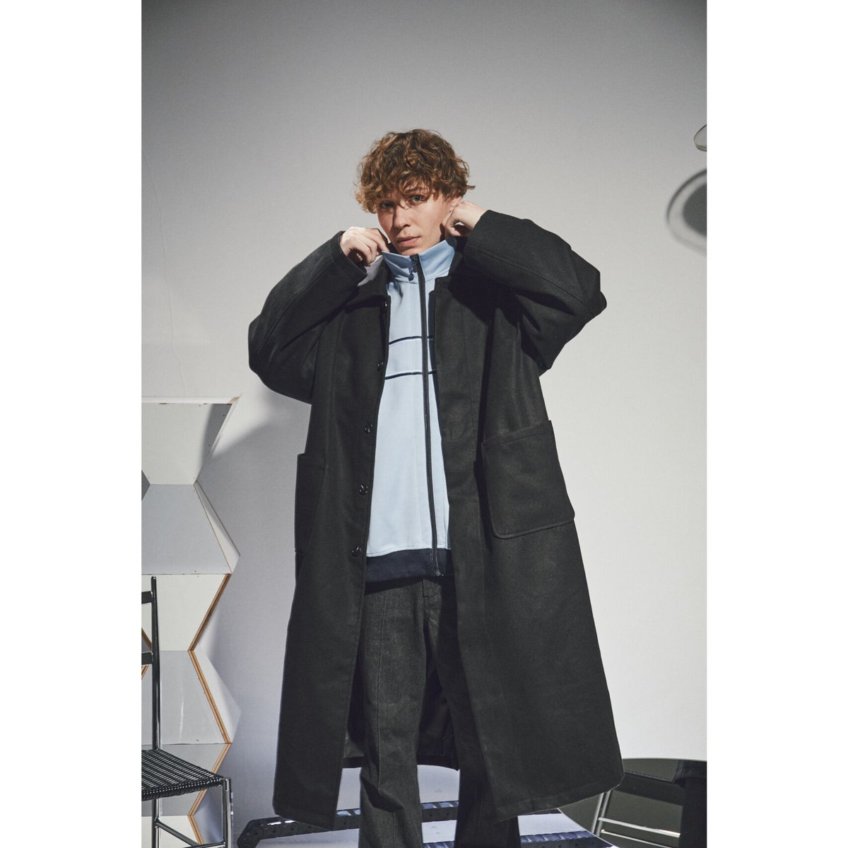 ジャケット・アウター SISE 20AW/BALLOON SOUTIEN COLLAR COAT 2 SISE BALLOON SOUTIEN COLLAR COAT