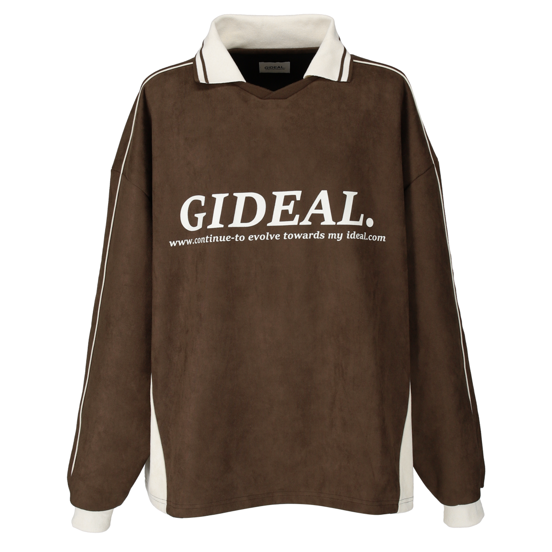 suède game shirt【brown】 | GIDEAL.