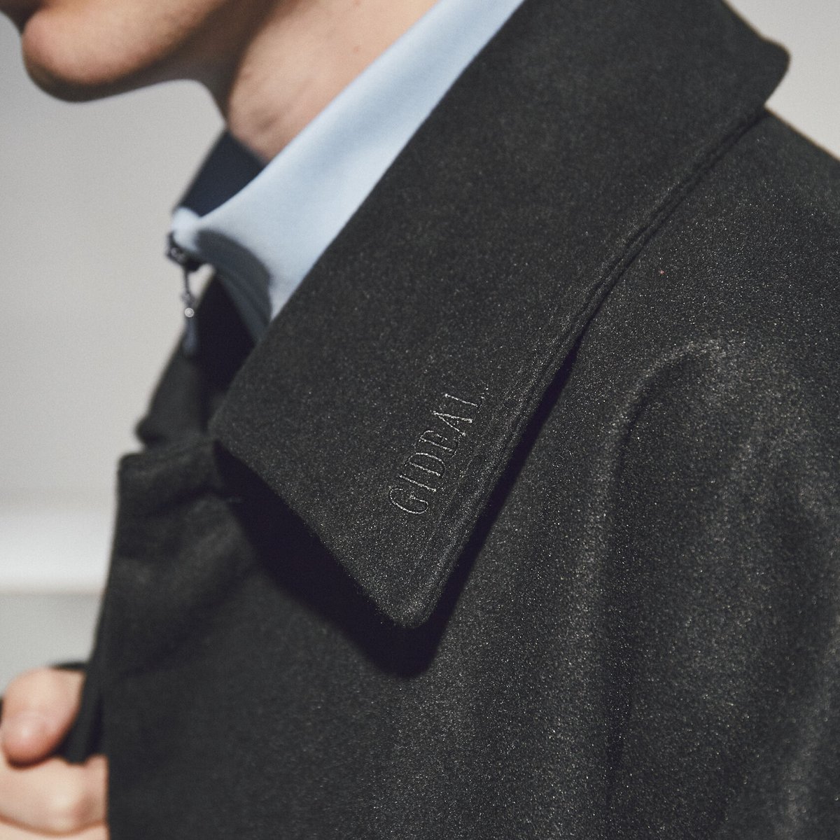 over size soutien collar coat【black】 | GIDEAL