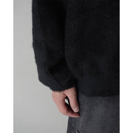organic cotton spray paint knit(skeleton)