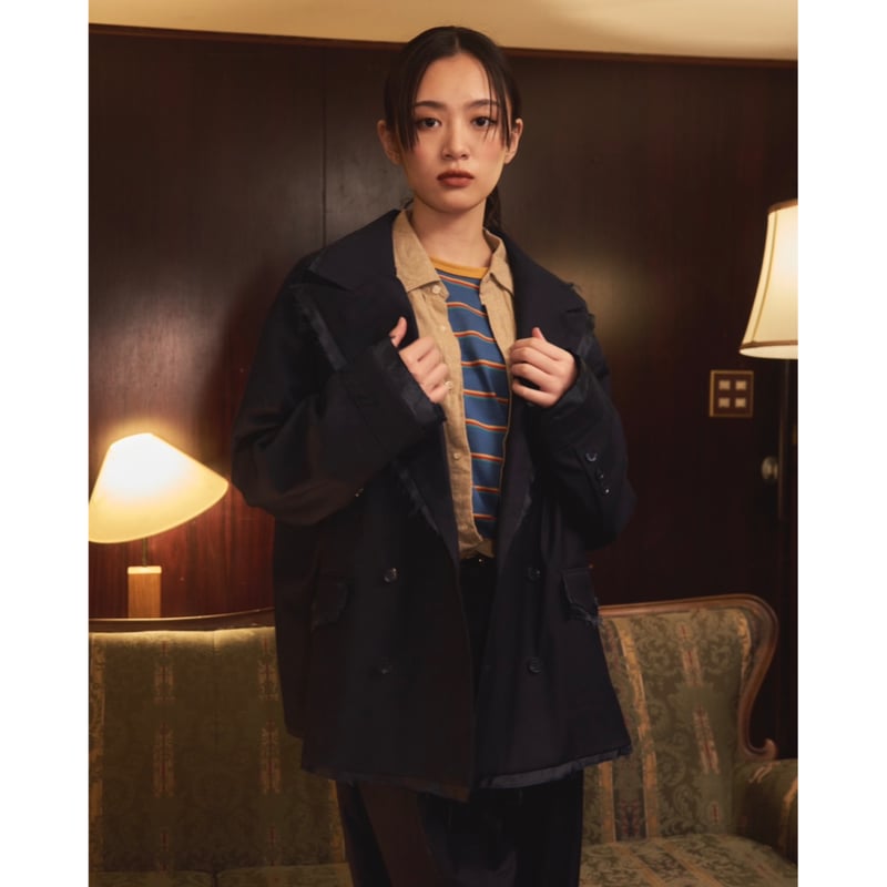 lining tailored jacket【navy】 | GIDEAL