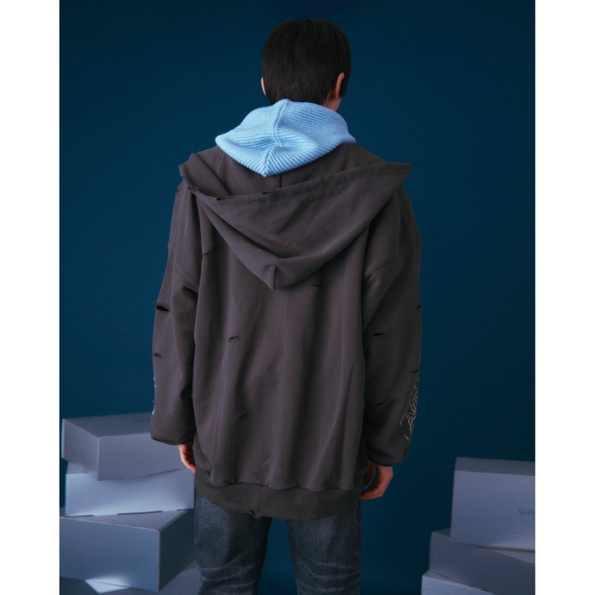 gideal clash double zip foodie がーくん着用 gideal clash double zip foodie がーくん着用