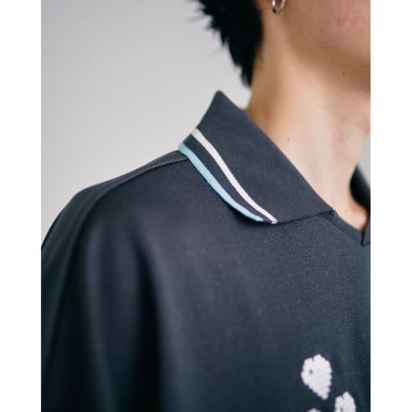 heart logo long sleeve game shirt【gray】
