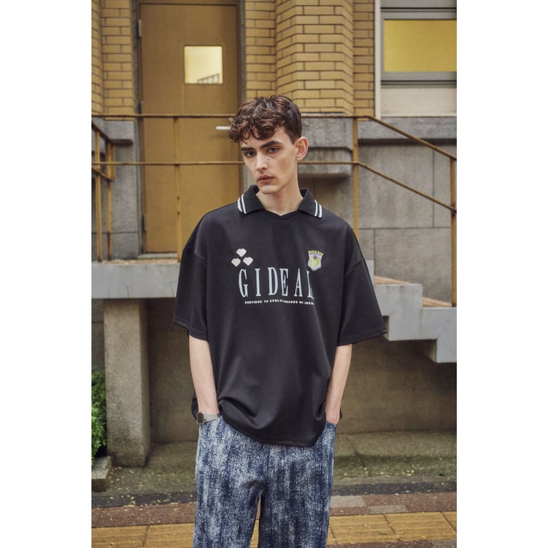 heart logo game shirt【black】 | GIDEAL.