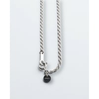 twist chain silver necklace