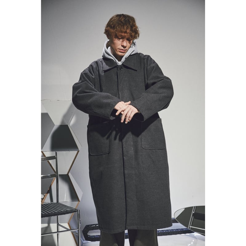 ovyスタンドカラー パデットコート Lサイズ Stand Collar Padded Coat