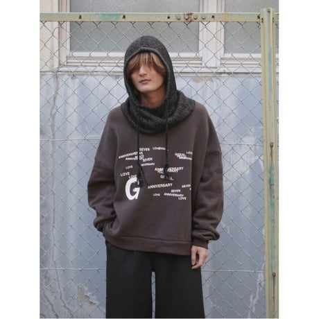 seven anniversary limited sweat【charcoal gray】