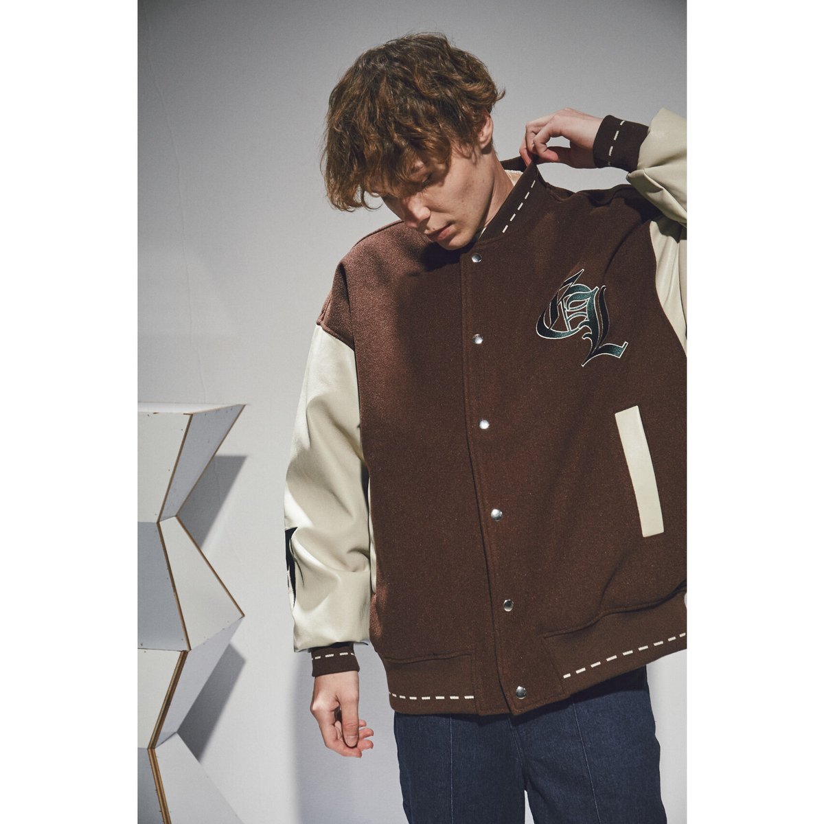 ジャケット・アウター SOLDEA stadium jumper L SOLDEA stadium jumper L