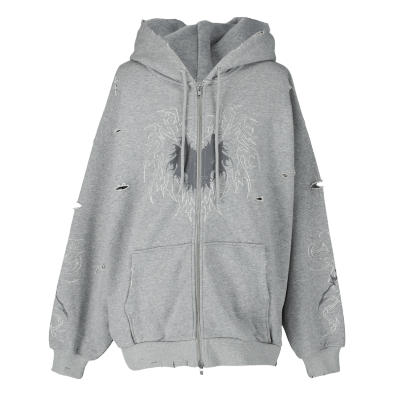 clash double zip foodie【gray】 | GIDEAL. - トップス