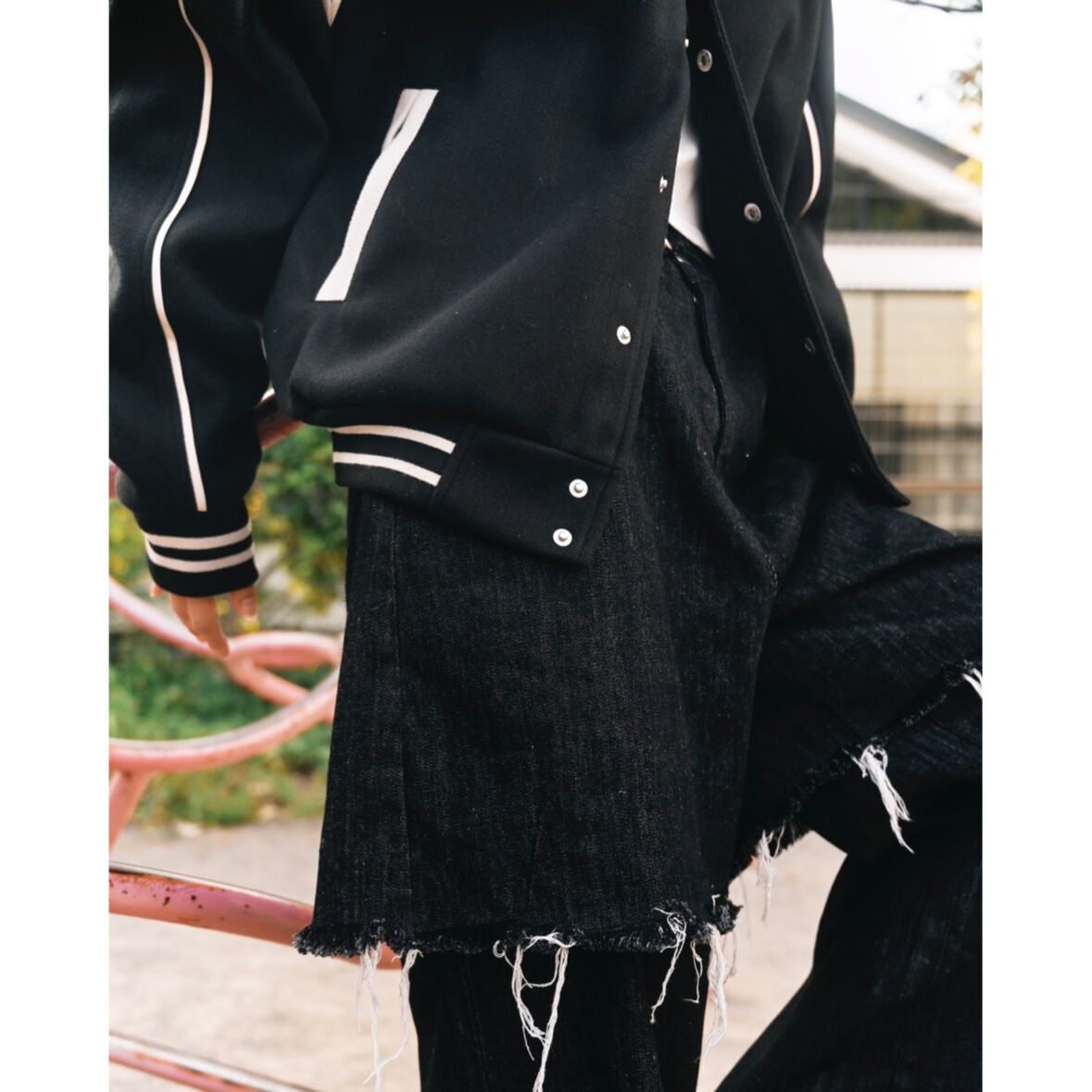 melton short blouson【black】 | GIDEAL. melton short blouson【black】 | GIDEAL.