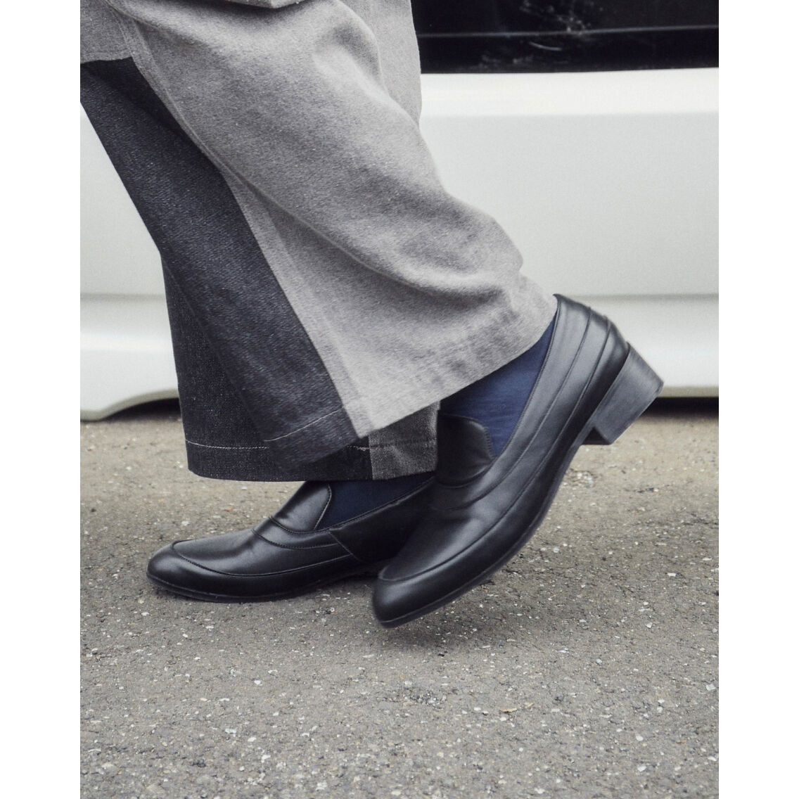 switching loafer【black】 | GIDEAL.