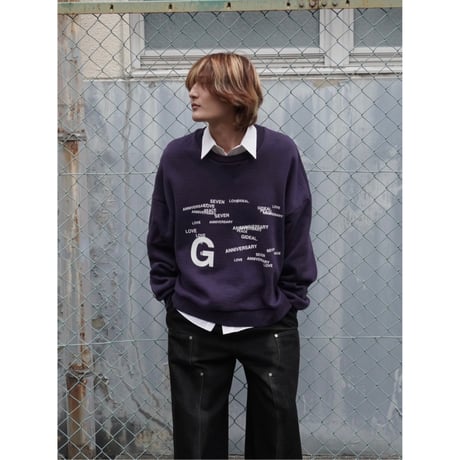 seven anniversary limited sweat【purple】