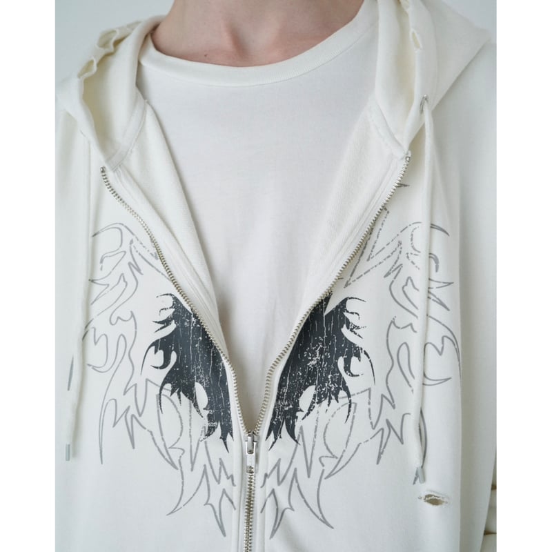 clash double zip foodie【white】 | GIDEAL