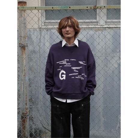 seven anniversary limited sweat【purple】