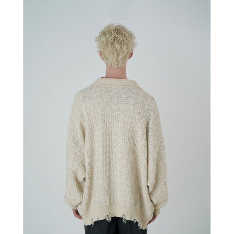clash lamé tweed knit cardigan【white】 | GIDEAL. clash lamé tweed knit cardigan【white】 | GIDEAL.