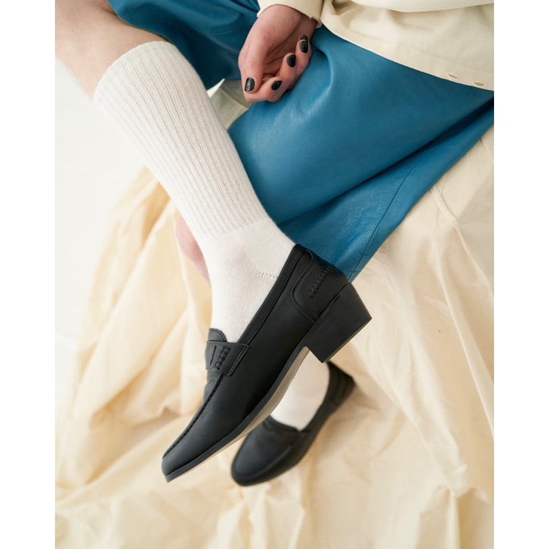 heart shaped loafer【black】 | GIDEAL. heart shaped loafer【black】 | GIDEAL.