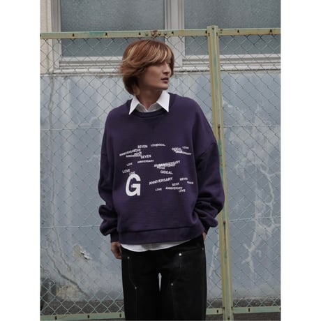 seven anniversary limited sweat【purple】