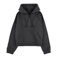 gideal clash double zip foodie サイズ2 stone wash damage zip hoodie【black】 | GIDEAL.
