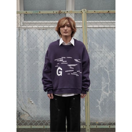 seven anniversary limited sweat【purple】