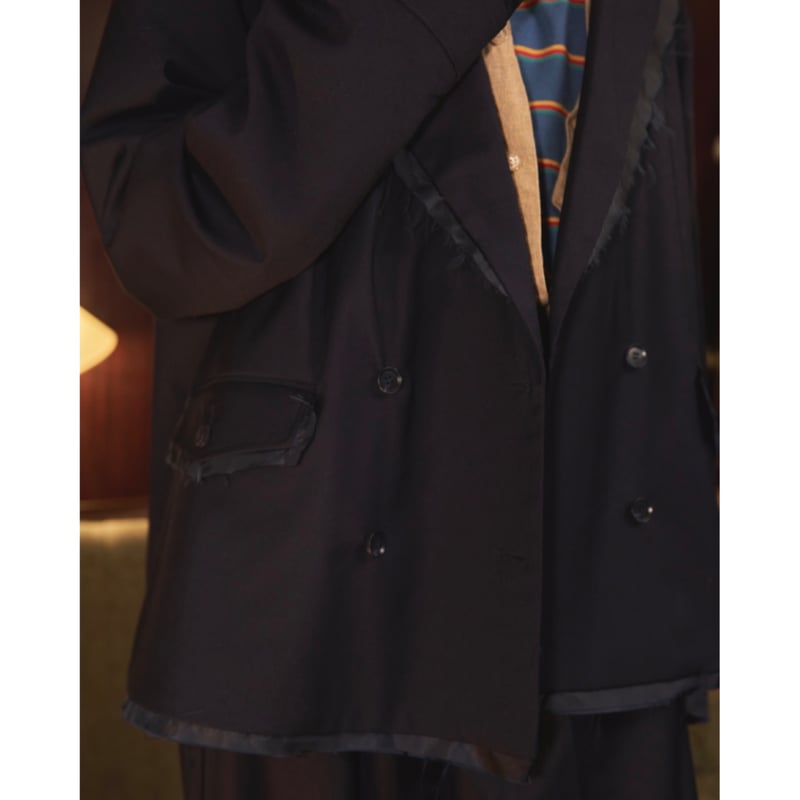 lining tailored jacket【navy】 | GIDEAL