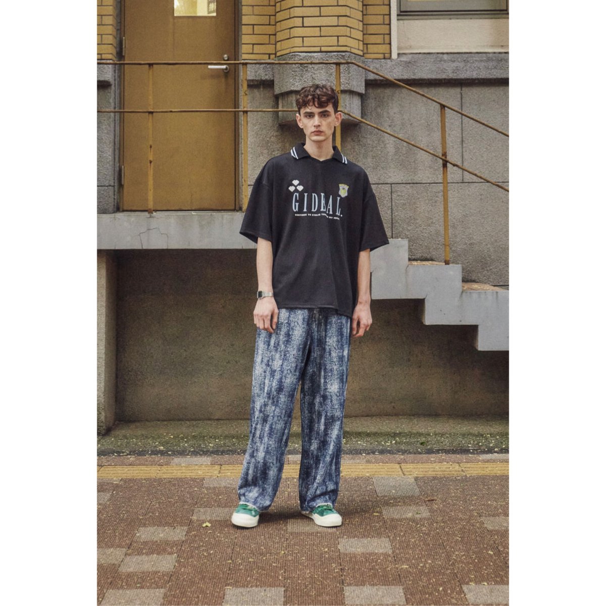 layered stripe shirt【gray】 | GIDEAL. - トップス
