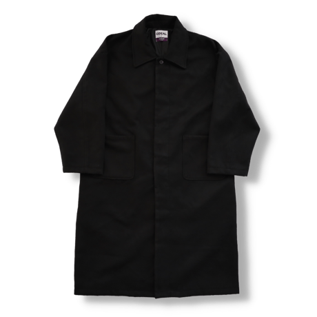 over size soutien collar coat【black】