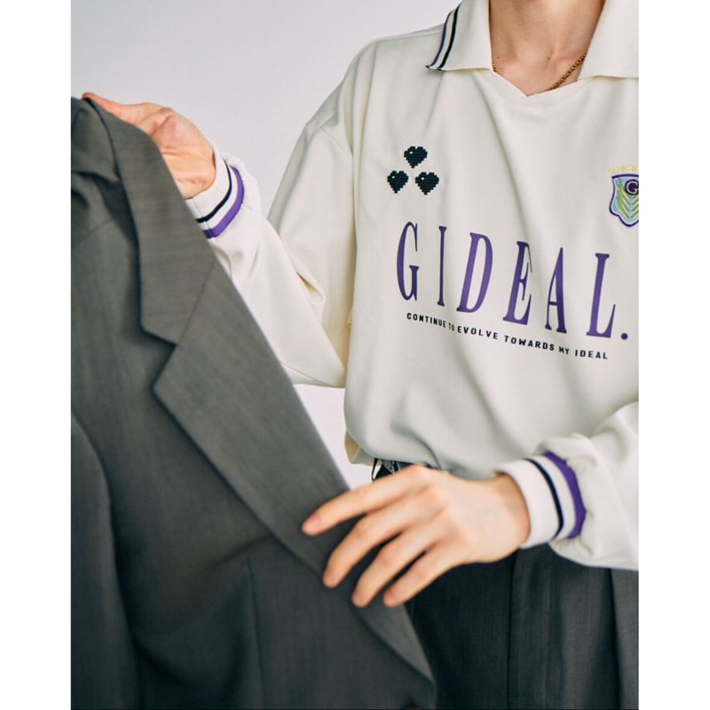 heart logo long sleeve game shirt【off white】 | heart logo long sleeve game shirt【off white】 |