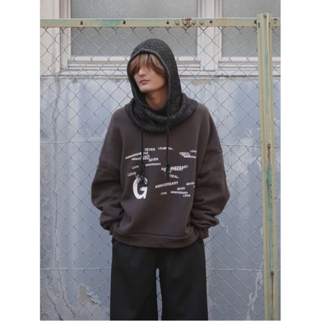 seven anniversary limited sweat【charcoal gray】