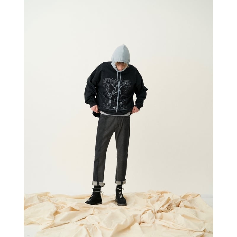 samurai clash long sleeve t shirt【black】 | GIDEAL