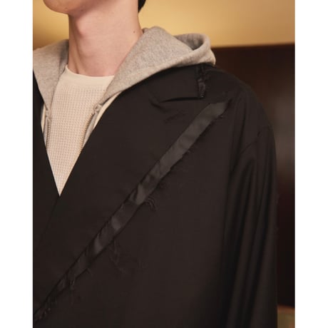 lining tailored jacket【black】