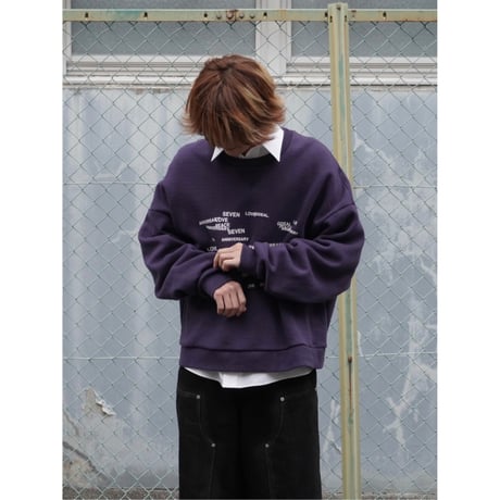 seven anniversary limited sweat【purple】