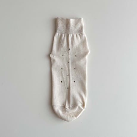 2e CHESTS×MARCOMONDE_STONE SHORT socks (Green,Pink,White)
