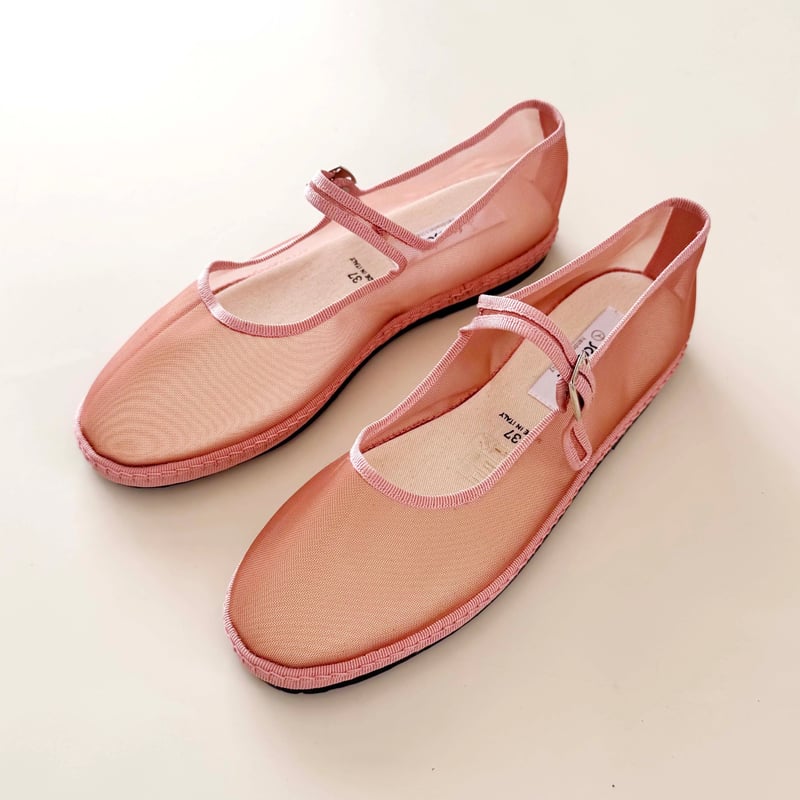 Sciuscià MARRON×ROSE PINK  MARYJANE_37 Sciuscià ベルベット MARYJANE (03 MARRON×ROSE PINK)