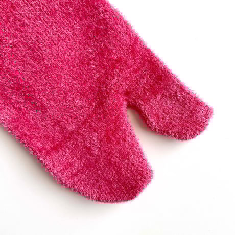 2e CHESTS×MARCOMONDE_MOLE FUR TABI socks (Pink,L.Beige,Greige)