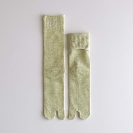 2e CHESTS×MARCOMONDE_MOLE FUR TABI socks (L.Beige,Greige)