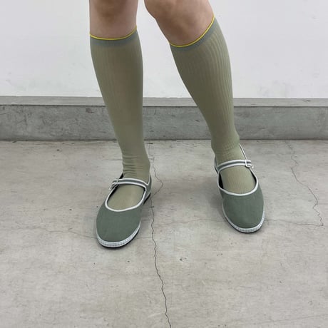 2e CHESTS×MARCOMONDE_LADYS socks (L.Green)