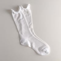 2e CHESTS×MARCOMONDE_SHEER LADYS socks (White)