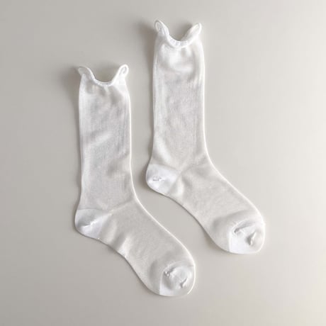 2e CHESTS×MARCOMONDE_SHEER LADYS socks (Pink,White)