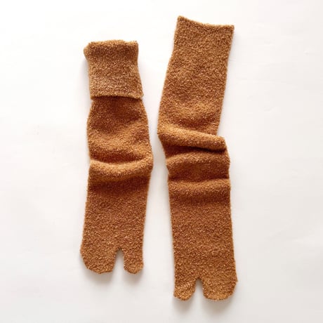 2e CHESTS×MARCOMONDE_MOLE FUR TABI socks (White,Mint Green,L.Brown,Red)