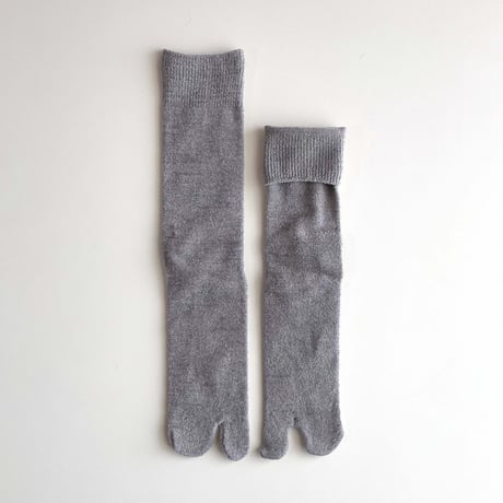 2e CHESTS×MARCOMONDE_MOLE FUR TABI socks (L.Beige,Greige)