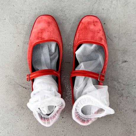 2e CHESTS×MARCOMONDE_SHEER LADYS socks (Pink,White)