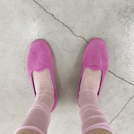 2e CHESTS×MARCOMONDE_SHEER LADYS socks (Pink,White)