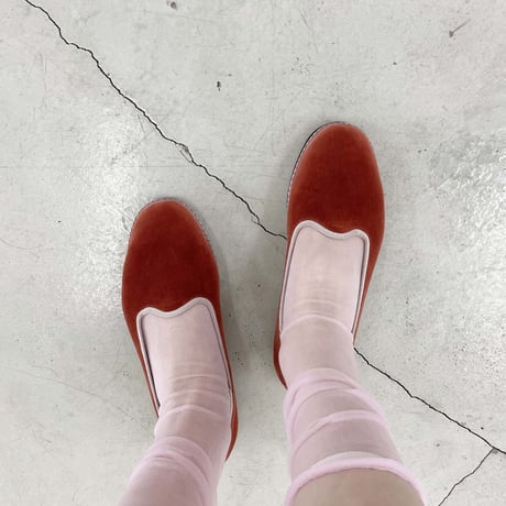 2e CHESTS×MARCOMONDE_SHEER LADYS socks (Pink,White)