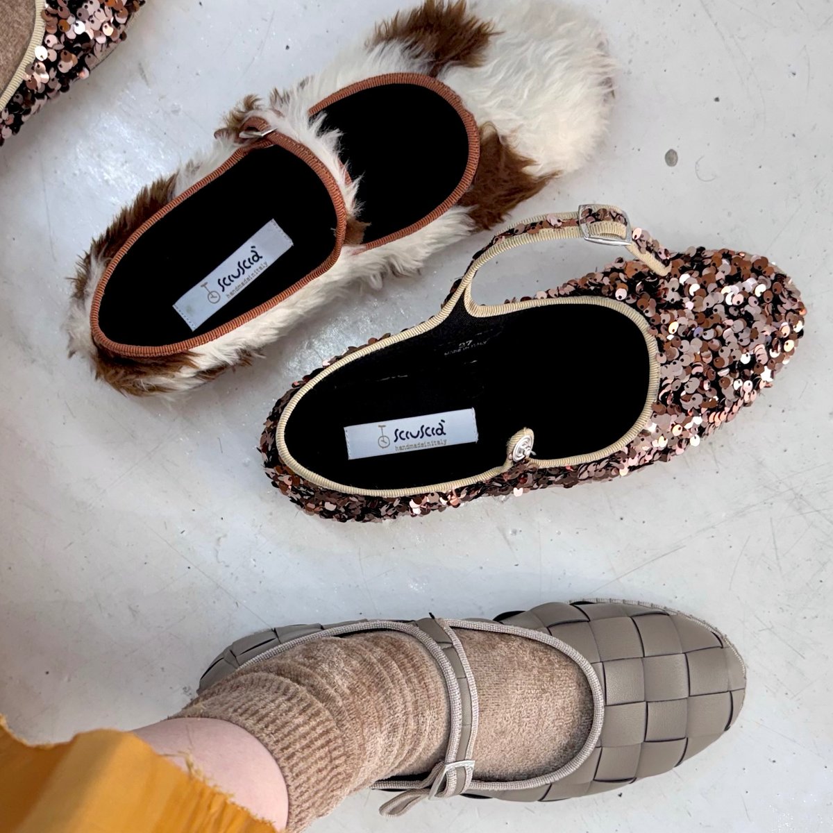 Sciuscia シューシャ Maryjane SILVER 40 Sciuscia Shoes Maryjane