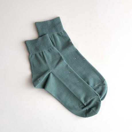 2e CHESTS×MARCOMONDE_STONE SHORT socks (Green,Pink,White)