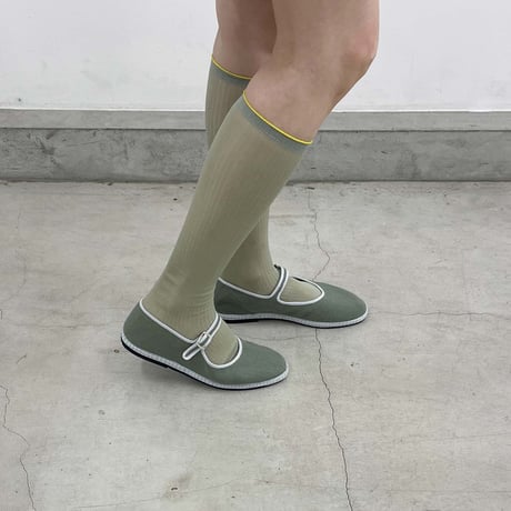 2e CHESTS×MARCOMONDE_LADYS socks (L.Green)