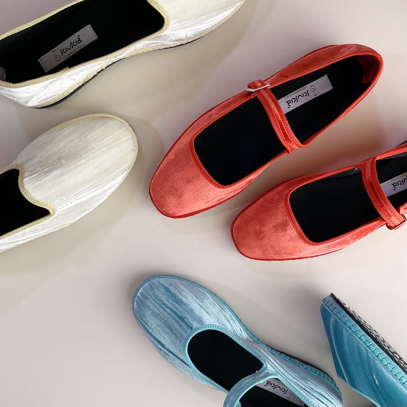 SCIUSCIA シューシャ メリージェーン Red Coral 35 - 靴 SCIUSCIA シューシャ メリージェーン Red Coral 35 - 靴