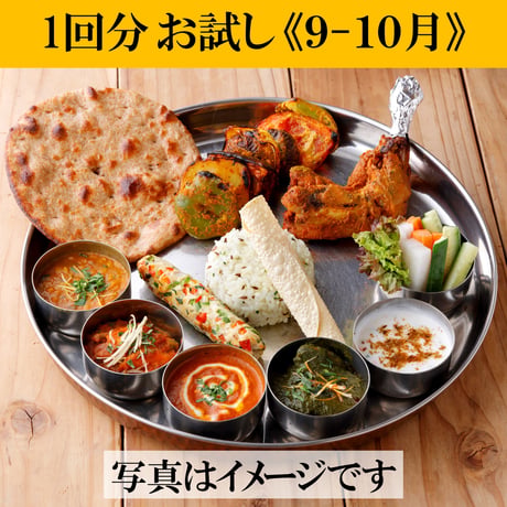 【1回分 お試し】 本場インドの味をご家庭にお届け！《9-10月》
