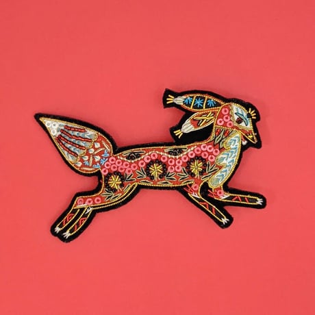 【KLAUS HAAPANIEMI × KEIJI TAGAWA】Red Fox ブローチL